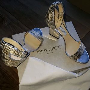 Jimmy Choo Edina 85 sandal heels